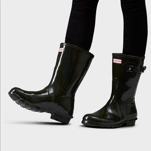 Hunter Original Short Gloss Waterproof Rain Boot